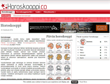 Tablet Screenshot of horoskooppi.co